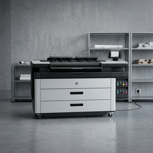 Hot Sale High-Speed Remanufactured HP PageWide XL5000 5100 5200 A1 A0 Size Multifunctional Color Inkjet Printer Graph Plotter