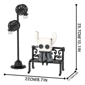 MOC1664 personaggi del gioco piccolo cavaliere vuoto 354 pezzi mattoni creativi educativi in plastica raccogli blocchi da costruzione giocattoli regalo per bambini - Product Image 4