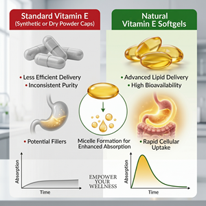 Suplemento Antioxidante al por Mayor, Cápsulas Blandas de <span class=keywords><strong>Vitamina</strong></span> E, 60 Piezas, Apto para Uso Diario Personal y Familiar - Product Image 3