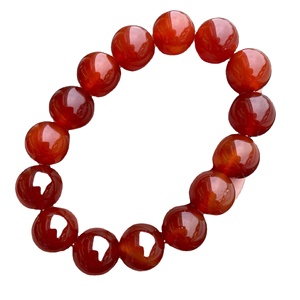 Pulsera de Piedra Natural de Cornalina en Oferta, Pulseras de Piedras Preciosas Naturales Curativas, Joyería de Moda, Regalos - Product Image 6