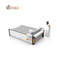 Plotter de Corte Digital de Cama Plana 1625, Cortadora Automática de Papel con Cuchilla Oscilante para Cartón, Cartón Gris y Cajas de Cartón