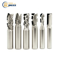 Fraise à rainurer PCD diamantée pour le travail du bois CNC, découpe de panneaux MDF, HDF, contreplaqué et mélaminé