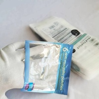 Sacs d'emballage personnalisés OEM avec impression artistique, mignons, à fond plat, recyclables, avec carte de tête composite, fermeture éclair, pochette à suspendre BOPP+RCPP