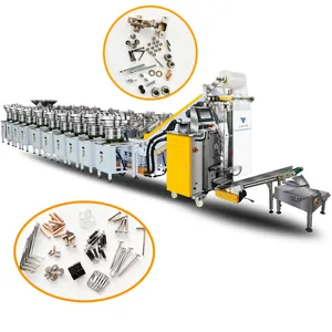 Equipo de sujeción automático para máquina de enmarcado y conteo de tornillos, fabricante de cuatro alimentadores vibratorios personalizables a la 30