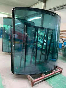 Precio de fábrica personalizado vidrio aislado curvo claro bajo hierro doblado vidrio laminado templado para edificio comercial - Product Image 5