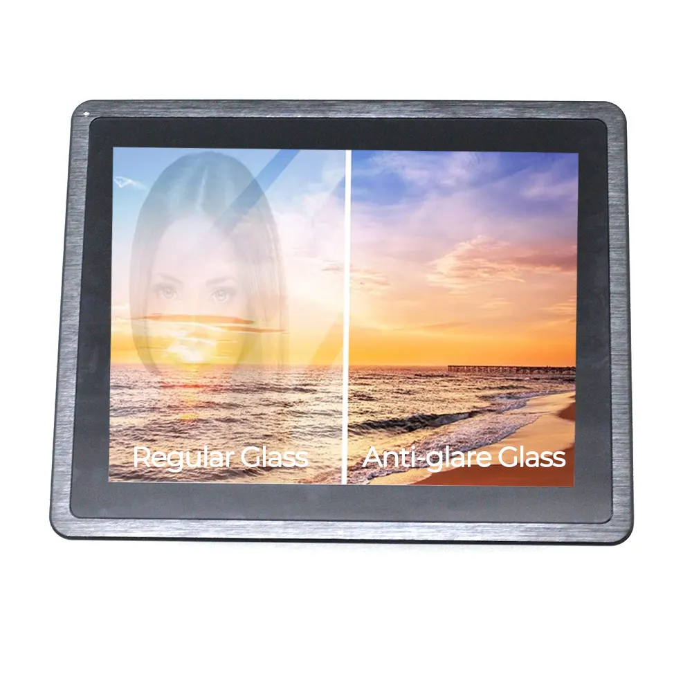 Embedded 10.4-inch 1024*768 1000nits Anti-glare Auto-dimming with Light Sensor Touch Monitor for Outdoor Parcel Locker