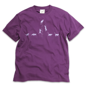 Camiseta de manga corta para hombre y mujer con estampado de gato Murasaki Purple Scorpion - Product Image 2