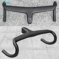 Guidon de vélo de route SeeMoree entièrement en fibre de carbone avec passage de câbles interne, compatible avec les guidons intégrés Sl7/Sl8