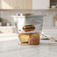 Vente directe usine – Sac d'emballage pour pain de mie 21*11.3*28cm avec fenêtre transparente et fermeture à lien métallique, pochettes alimentaires personnalisables pour boulangerie
