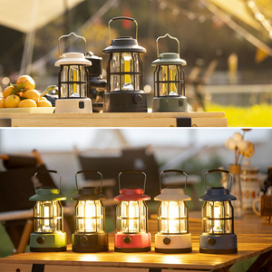 Bán hàng nóng di động có thể sạc lại cắm trại đèn lồng với Type-C và USB sạc cổng trại ánh sáng - Product Image 4