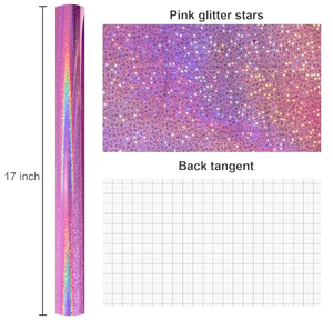 Customizable 80g Laser Gift Wrapping <b>Paper</b> Multiple Styles Options Featuring Shiny Stars Hearts Suitable for Various Festivals - Product Image 4