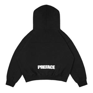 Sudadera con Capucha Unisex de Lujo, Gruesa, 100% Algodón, Estilo Holgado con Estampado y Detalle de Bolsillo para la Temporada de Otoño - Product Image 3