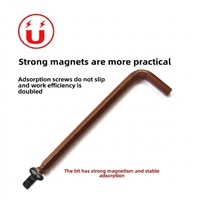 Удлиненный набор метрических шестигранных ключей из стали S2, 9 шт., с шаровым наконечником, усиленные, для ремонта автомобилей