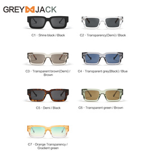 Lunettes de soleil carrées Kg2540 pour femmes, monture en métal, verres polarisés TAC UV400, couleur écaille, style haut de gamme tendance - Product Image 5