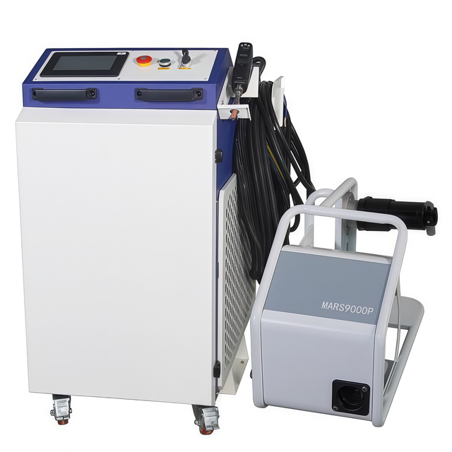 Handheld 3000W Fiber Laser Welder 4 in 1 Laser Welding Machine with Wire Feeder Cleaning for Stainless Steel Aluminum