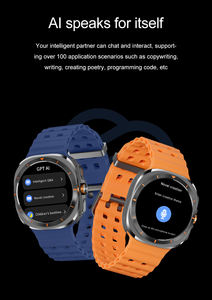 นาฬิกาอัจฉริยะรุ่นใหม่ <span class=keywords><strong>W8</strong></span> พร้อม AI ChatGPT เข็มทิศ กันน้ำ ตัวเรือนโลหะผสม ตรวจวัดสุขภาพ โทรผ่านบลูทูธ หน้าจอ HD สำหรับเล่นกีฬา JS <span class=keywords><strong>Watch</strong></span> 8 Ultra - Product Image 3