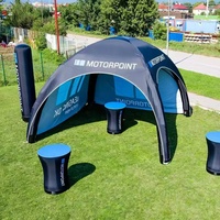 4*4 5*5 Tente gonflable extérieure, imperméable et résistante aux flammes pour le sauvetage des expositions, la publicité et les produits gonflables coupe-vent pour