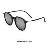 Lunettes de soleil polarisées haut de gamme pour femmes, style punk, protection UV, grande taille, verres de protection solaire TR, TY32057F, vente en gros, fibre d'acétate