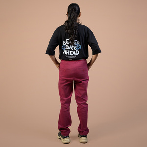 Pantalones Chinos para Mujer al por Mayor, Fabricante OEM ODM con Logotipo Personalizado, Corte Ajustado, Estilo Casual para Oficina, Pantalones Chinos de Estilo Recto - Product Image 4