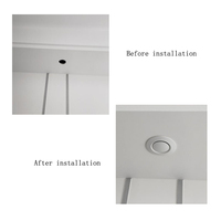 Grille de ventilation ronde en plastique ABS pour plafond, diffuseur d'air frais pour maison, salle de bain, chambre, système de climatisation HVAC
