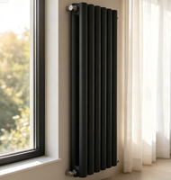 Radiateur vertical en acier SLLS-5025D-600mm, radiateur hydronique mural pour la décoration de la maison, vente en gros