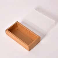 Boîte à tiroir en papier kraft personnalisée avec manchon transparent, emballage en carton coulissant pour savon, cosmétiques, bijoux, cadeaux et produits de vente au détail