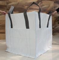 Sacs FIBC anti-déformation certifiés CE, Jumbo Tonneau, pour l'exportation mondiale, en plastique PP antistatique, fond plat, capacité 1000 kg