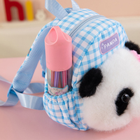 Nouveauté : Sac à dos tête de panda, vente directe du fabricant, sac de haute qualité, jouet en peluche mignon, grande capacité, adapté aux enfants