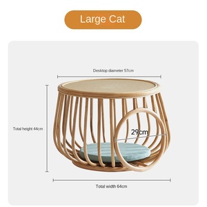 Mesa de centro con marco de hierro de ratán <span class=keywords><strong>Natural</strong></span> moderno nórdico para sala de estar muebles para el hogar - Product Image 6