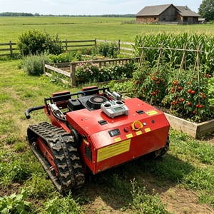 Tondeuse à gazon intelligente sans fil télécommandée sur chenilles de 550 mm de large à quatre temps pour jardins domestiques 180 JY-550J P - Product Image 6
