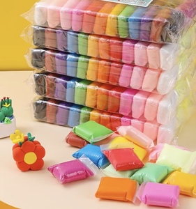 Argile légère non toxique séchant à l'air, 36 couleurs, pâte à modeler super douce et slime pour le modelage DIY et le cosplay des enfants - Product Image 6