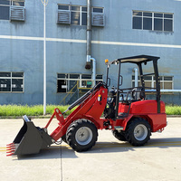 Pengiriman Gratis Mini Skid Steer Loader Murah Diesel EPA/EURO 5 Mini Steer Loader Gaya Penggerak Crawler Mini Wheel Loader