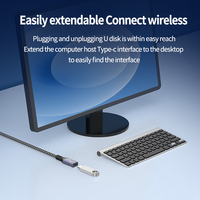 Câble d'extension USB 4 Thunderbolt 4 3 Type C 40Gbps USB-C Moniteur mâle à femelle PD 240W 8K Video Dock Station USB4 Extend Cord
