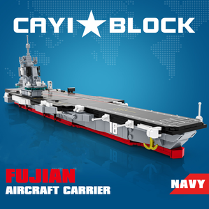 CAYI 003 Fujian porte-avions Moc moderne militaire sous-marin porte-avions bricolage assemblage briques blocs de construction ensembles jouets - Product Image 6