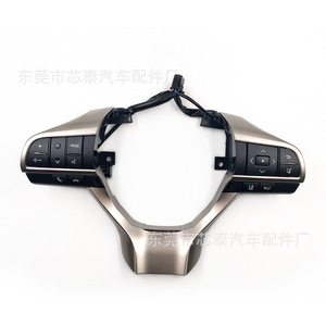 Boutons de volant de voiture pour Lexus LX570, alliage d'aluminium argenté, régulateur de vitesse multifonction - Product Image 4