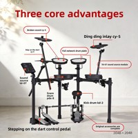 Batterie électronique Roland TD-07DMK pour usage domestique, configuration cinq fûts trois cymbales, pour débutants et professionnels