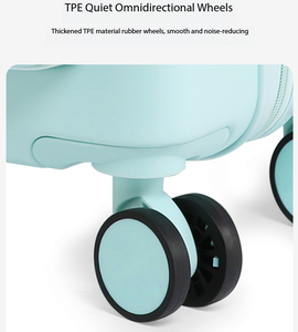 <span class=keywords><strong>Valise</strong></span> à roulettes à ouverture frontale en ABS + PC, légère, silencieuse, avec serrure à combinaison, ensemble de bagages de voyage d'affaires - Product Image 4