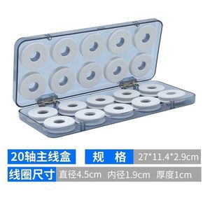 Fishing Line Box 20 Spool Rigid Portable PP Storage <b>Case</b> For Fishing Tackle Accessories - Product Image 3