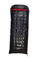 Sac de couchage enveloppant en duvet d'oie pour l'hiver, chaud et résistant au froid, idéal pour la randonnée en neige, le trekking, les expéditions et les voyages