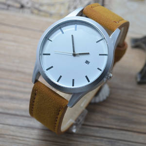 Reloj de Pulsera de Cuero Casual de Negocios para Hombre, Éxito de Ventas en Comercio Electrónico Transfronterizo, Sin Logotipo, con Calendario y Movimiento de Cuarzo - Product Image 4