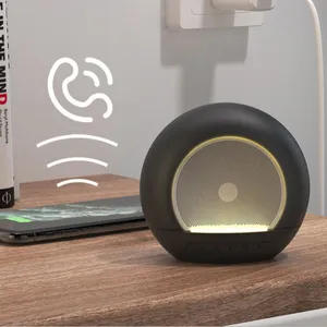 Gece işık ile yeni Mini kablosuz müzik Boombox hoparlör ev masaüstü yaratıcı LED Stereo bas müzik hoparlörü yüksek ses kalitesi