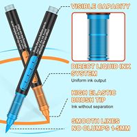Marqueurs de peinture acrylique permanents en vente directe d'usine, 60, 120, 168 couleurs pour la peinture artistique créative DIY