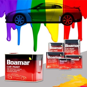Pintura Acrílica Brillante para Carrocería de Automóvil, Resina Brillante, Revestimiento 2K de Secado Rápido, Pintura Automotriz Negra - Product Image 2
