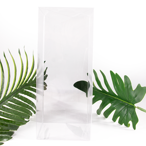 Packaging Boxes Plastic Transparent Boxes Su-pack Factory Custom Folding PET PVC PP Acetate Plastic Transparent Packaging Box Transparent Gift Boxes