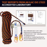 Corde de rappel en polyester bleu personnalisée professionnelle, corde de randonnée, corde d'évacuation en cas d'incendie, corde d'escalade statique Bestor C2001