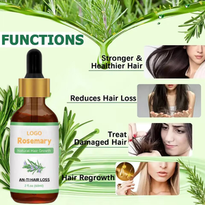 Huile de croissance capillaire au romarin naturelle OEM 60ml huile nourrissante pour cuir chevelu pour hommes et femmes renforce et tonifie les <span class=keywords><strong>cheveux</strong></span> - Product Image 2