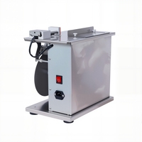Petite machine d'étiquetage manuelle en L à 90 degrés pour les coins, machine d'étiquetage des coins des boîtes en carton avec adhésif