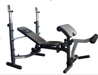 Banc de fitness pliable réglable pour la maison avec support d'haltères Banc de musculation pour salle de sport