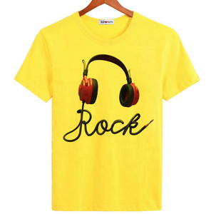 Camisetas de Algodón Pima para Hombre con Impresión de Transferencia de Calor con Logotipo de Algodón - Product Image 2