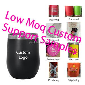 Mug à œufs en acier inoxydable à double paroi de 12 oz avec logo personnalisé, isolé sous vide, pour <span class=keywords><strong>café</strong></span> et vin, avec couvercle pour bière, design classique - Product Image 5